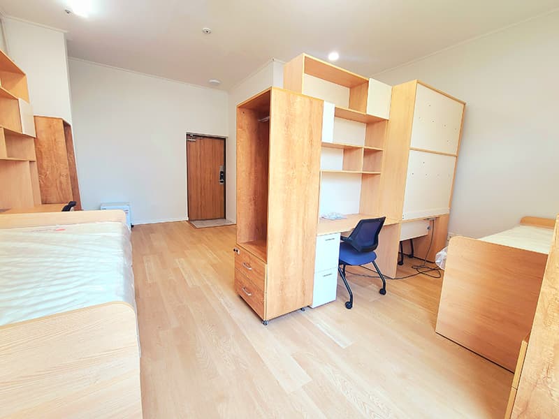 宿泊ホテルの部屋